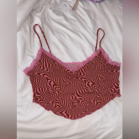 pacsun lace trim cami tank top - Picture 2 of 3